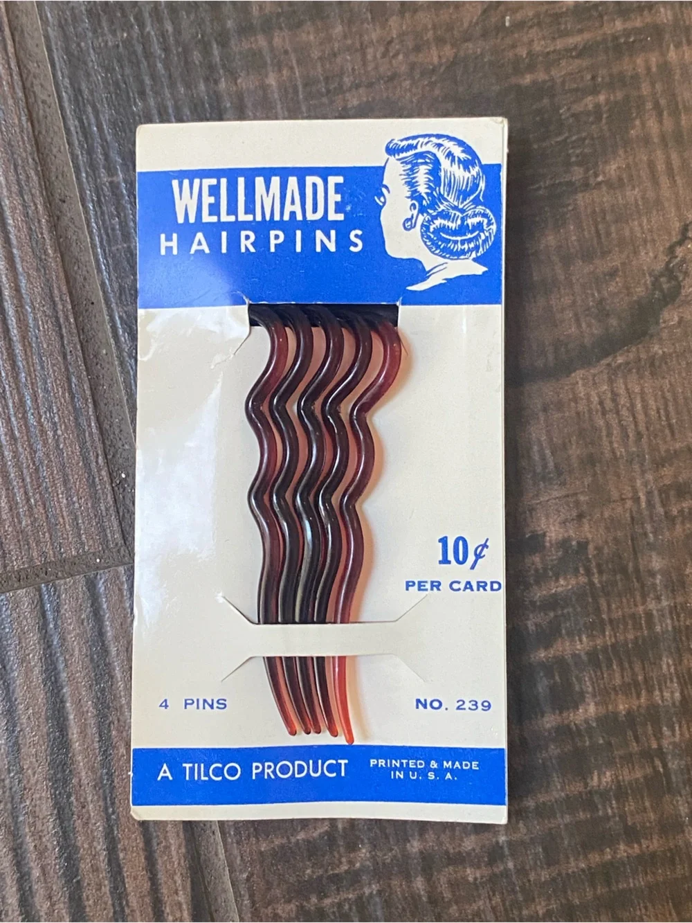 NWT Vintage Wellmade Hairpins